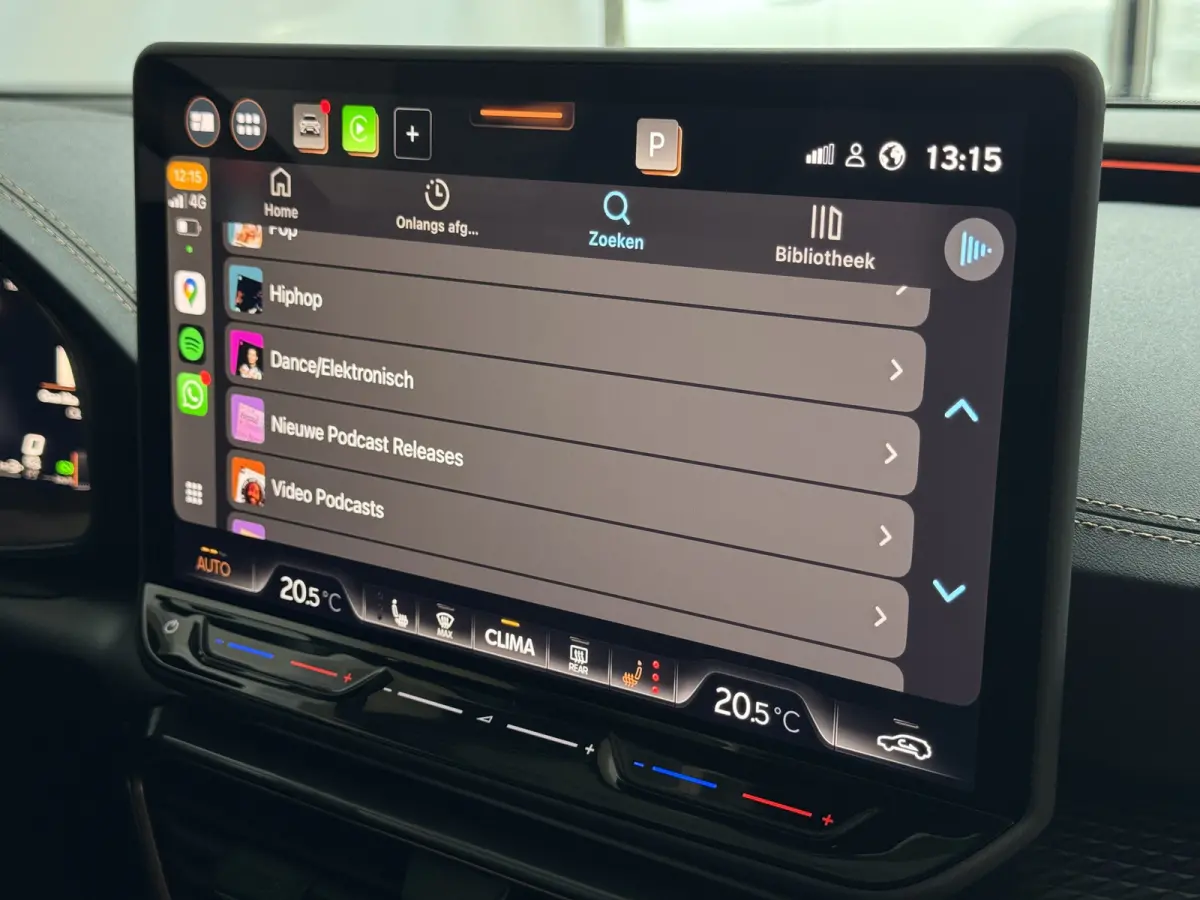 1.5 TSI 150 PK BENZINE CAMERA STOEL/STUUR ELEK.KLEP VERW. LED LEER CARPLAY ZWARTE.HEMEL