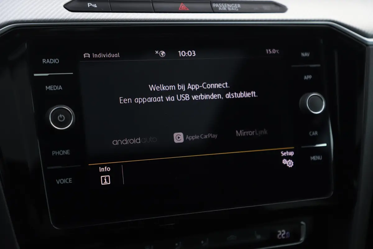 1.5 TSI Business R 150PK DSG Automaat Virtual Panoramadak Keyless Navigatie Adaptive Cruise Lane Assist Full LED PDC Carplay Android Bluetooth Stoelverwarming