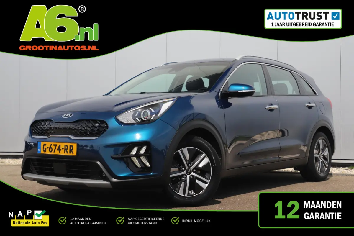 1.6 GDi Hybrid DynamicLine Automaat Half Leder Navigatie Camera Adaptive Cruise Lane Assist Clima Carplay Android