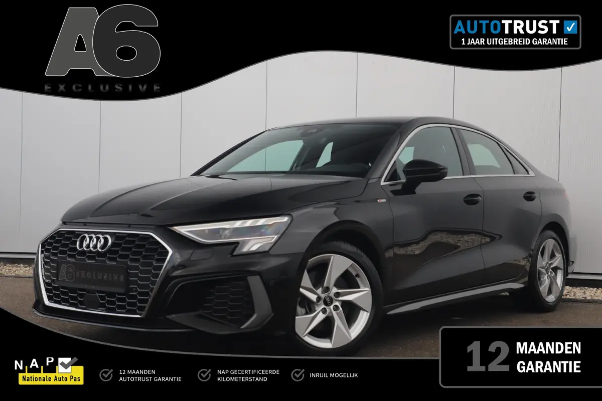 30 TFSI S Line Sport edition Automaat Virtual Cockpit LED Matrix S Sportstoelen Half Leder Navigatie Clima Cruise Lane Assist Parkeersensor