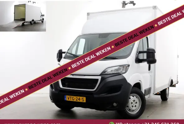 2.2 BlueHDi 165pk Durisotti Lowliner Bakwagen met laadklep L454cm 01-2023