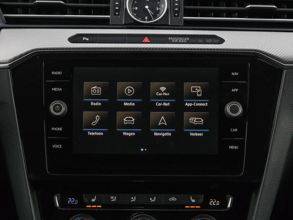 1.6 TDI DSG Highline R-Line Facelift Leder Virtual Cockpit LED ACC Harman/Kardon ergoComfort Navigatie Apple CarPlay Android Auto Trekhaak Stoelverwarming 17"
