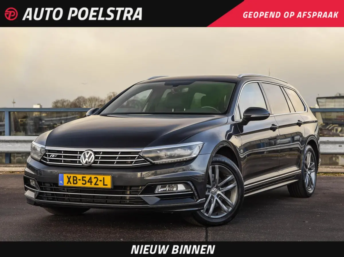 1.6 TDI DSG Highline R-Line Facelift Leder Virtual Cockpit LED ACC Harman/Kardon ergoComfort Navigatie Apple CarPlay Android Auto Trekhaak Stoelverwarming 17"