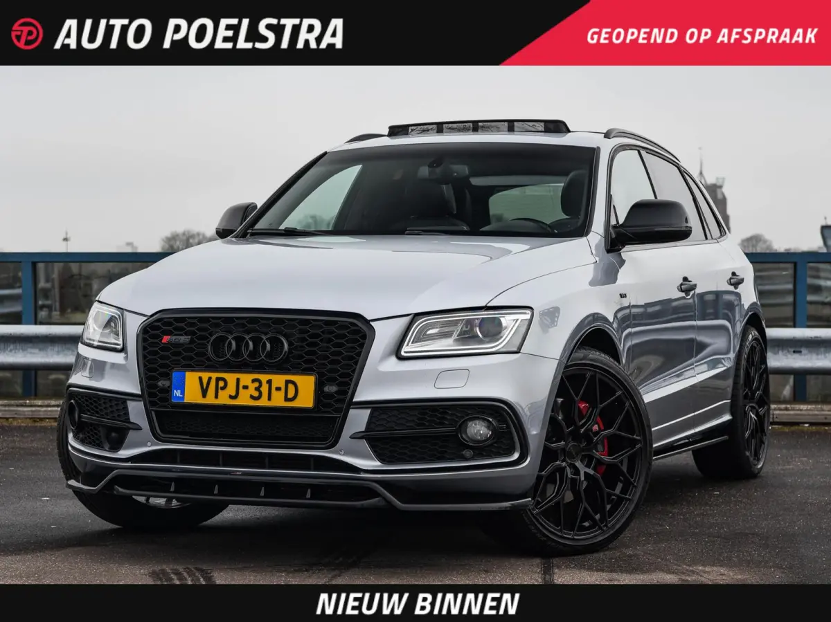 SQ5 3.0 TDI SQ5 Plus quattro 341 PK Grijs Kenteken Panoramadak B&O Leder Standkachel 22" excl. BTW