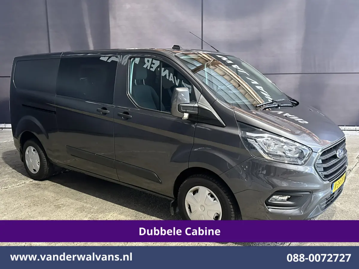 2.0 TDCI 170pk L2H1 Dubbele Cabine Euro6 Airco | 5-Zits | 2x Zijdeur | Camera | LED Apple Carplay, Android Auto, Cruisecontrol, Parkeersensoren, Stoelverwarming, Verwarmde voorruit 2800kg tr