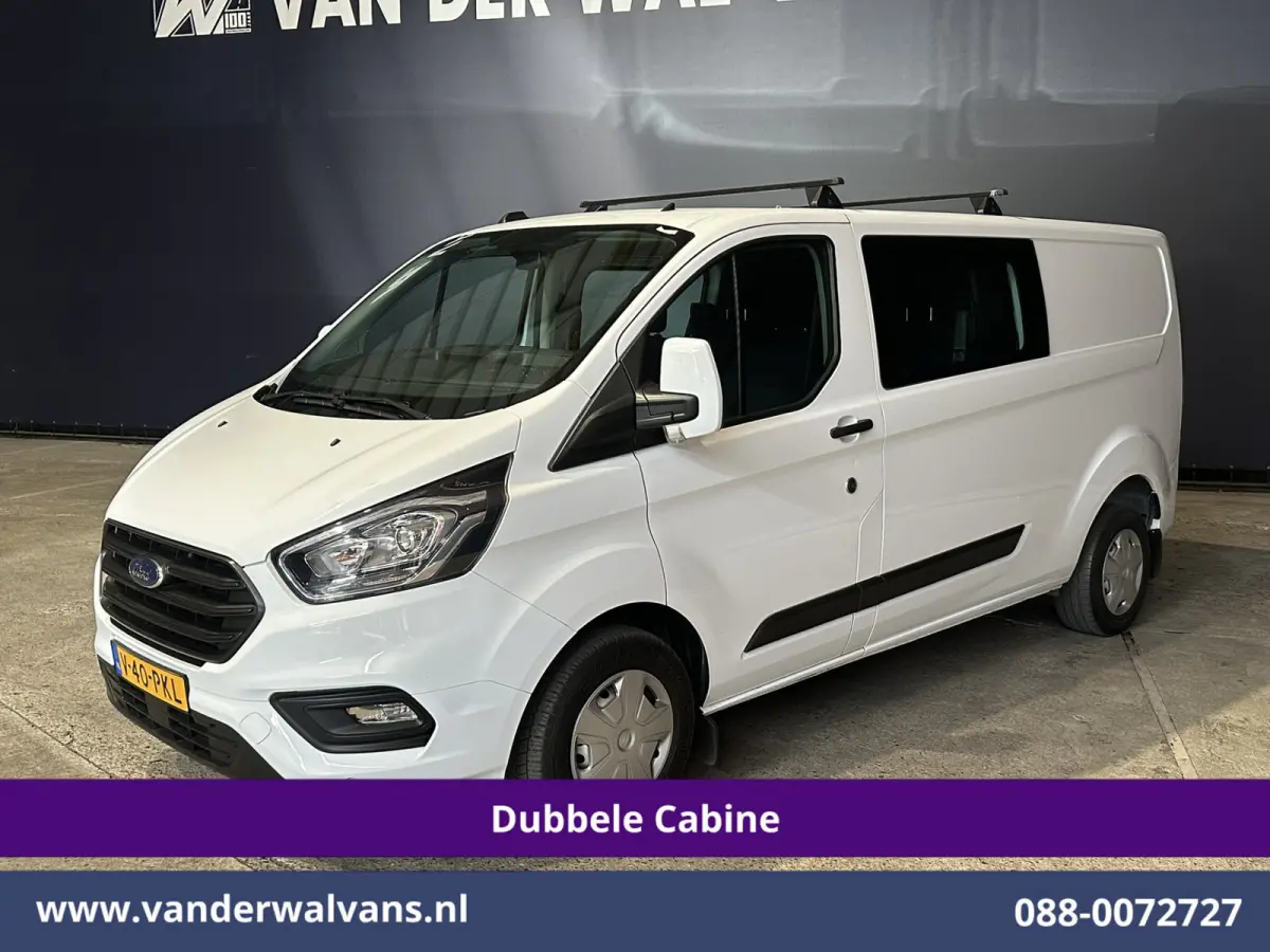 2.0 TDCI 131pk L2H1 Dubbele Cabine Inrichting Euro6 Airco | 5-Zits | Camera | Cruisecontrol | LED Parkeersensoren, Stoelverwarming, Achterklep, Dakdragers, 2800kg trekvermogen