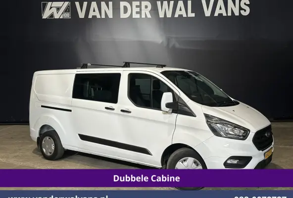 2.0 TDCI 131pk L2H1 Dubbele Cabine Inrichting Euro6 Airco | 5-Zits | Camera | Cruisecontrol | LED Parkeersensoren, Stoelverwarming, Achterklep, Dakdragers, 2800kg trekvermogen