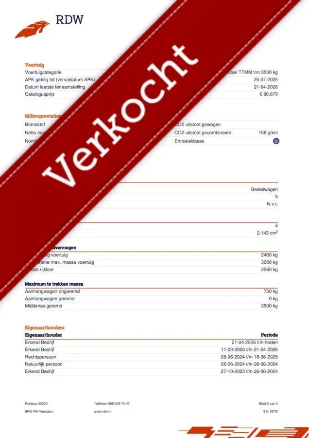 V250 190pk Euro6 Lang DC Avantgarde