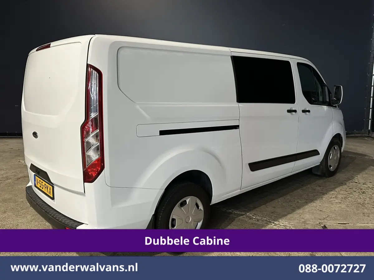 2.0 TDCI 131pk Automaat L2H1 Dubbele Cabine Euro6 Airco | 6-Zits | Camera | Navigatie | Apple Carplay Android Auto, Xenon, Cruisecontrol, Stoelverwarming, Verwarmde voorruit, Parkeersensoren