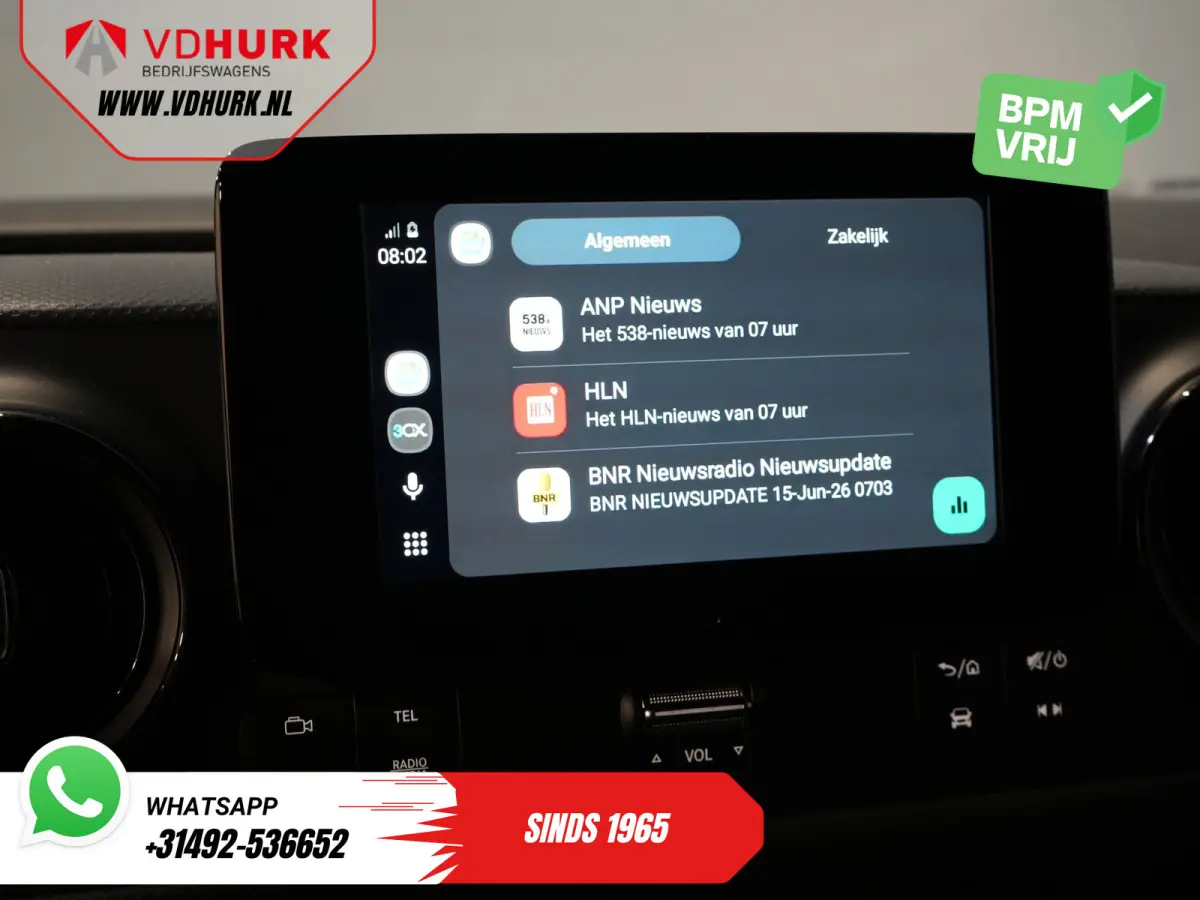 110 CDI Aut. Stoelverw./ Carplay/ Cruise/ Camera/ Trekhaak/ DAB