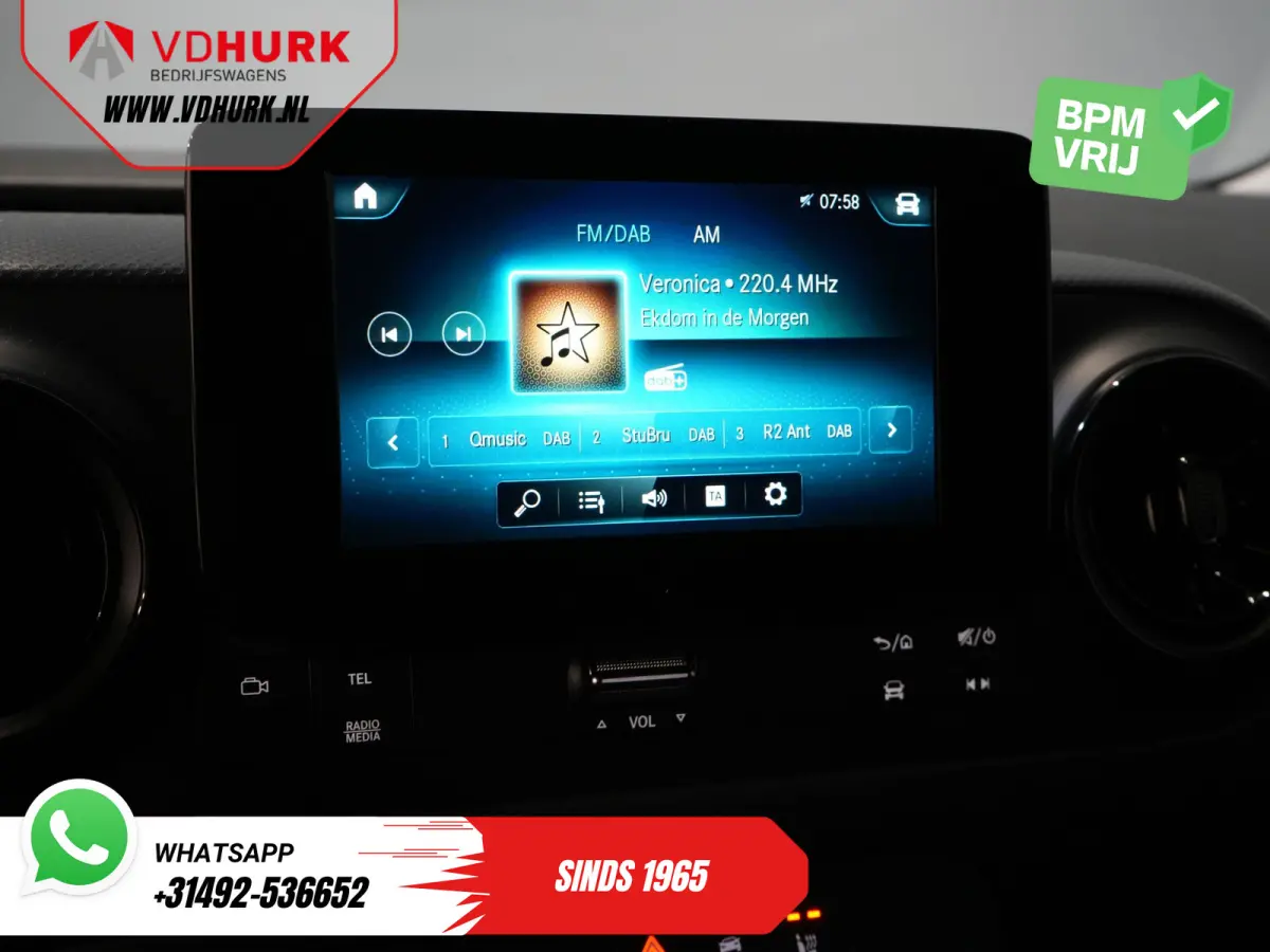 110 CDI Aut. Stoelverw./ Carplay/ Cruise/ Camera/ Trekhaak/ DAB