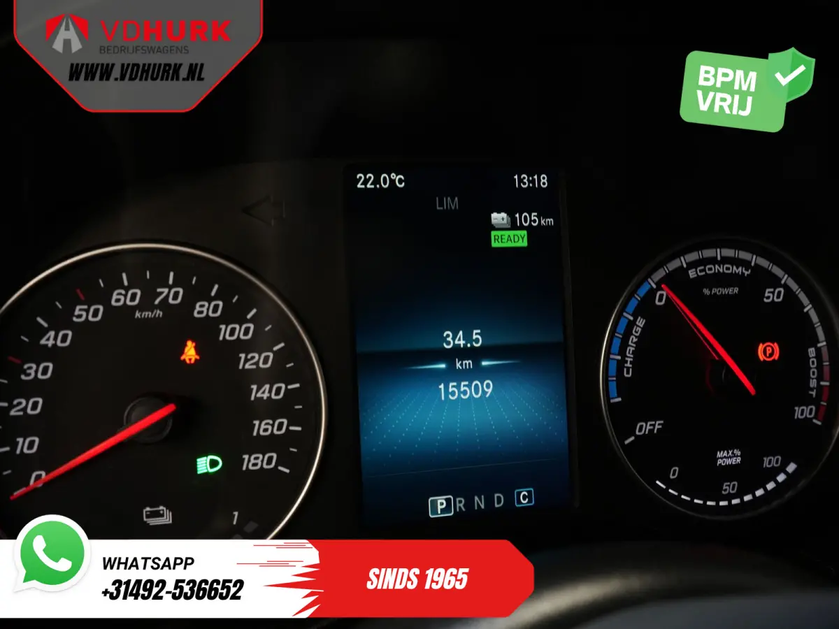 112 Pro 284 km WLTP Snellader/ LED/ Stoelverw./ Carplay/ Climate/ Navi/ Cruise/ Camera/ PDC
