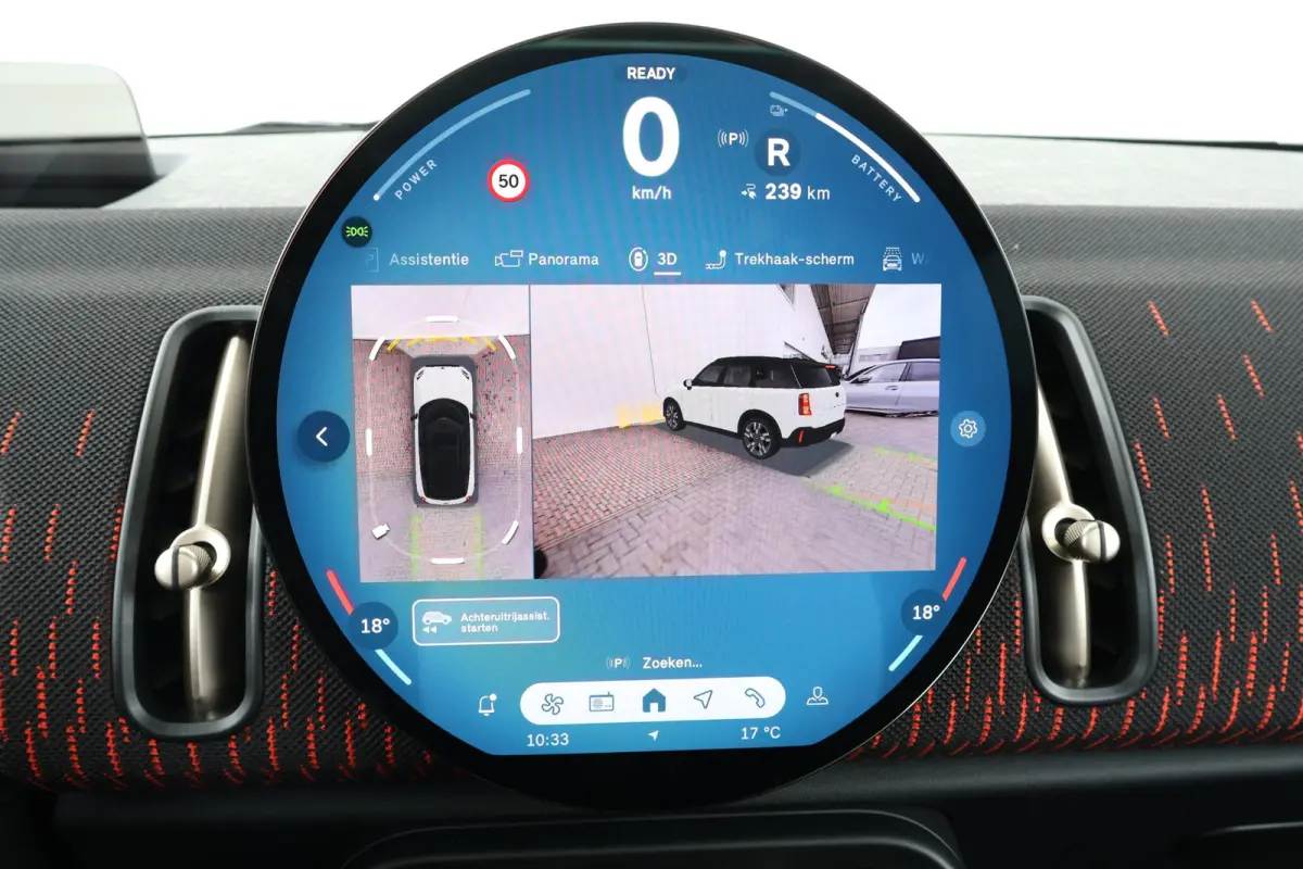 E John Cooper Works XL 66.5 kWh | SoH 100% | Comfort Access | Stuurwielrand verwarmd | Panoramadak | Harman-Kardon | Head-Up | Stoelverwarming | Trekhaak |
