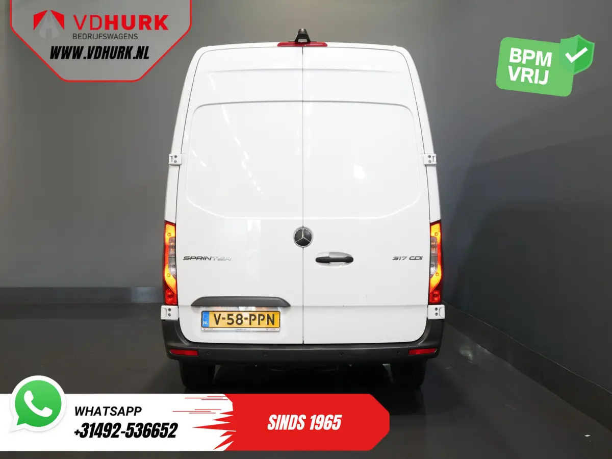 317 CDI Aut. L2H2 LED/ Carplay/ Gev.Stoel/ Camera/ Cruise/ PDC/ Airco