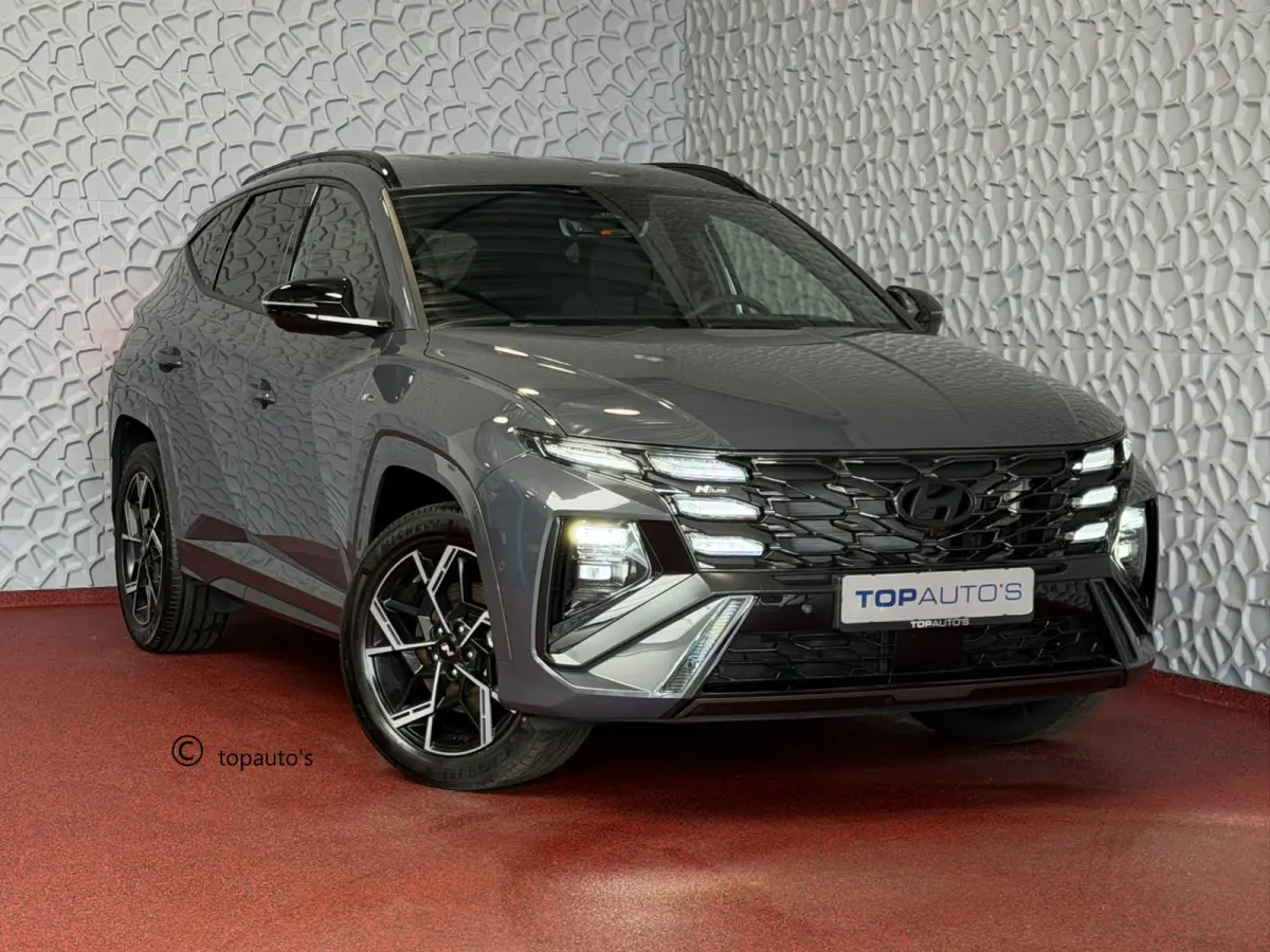 ONGEBRUIKTE AUTO 1.6 T-GDI PHEV N-LINE CAMERA ELEK.KLEP ELEK.STOEL/GEHEUG.VERW/GEKOELD SUBWFR 19''LMV ZWARTE HEMEL STUURVERW. PLUG IN HYBRIDE