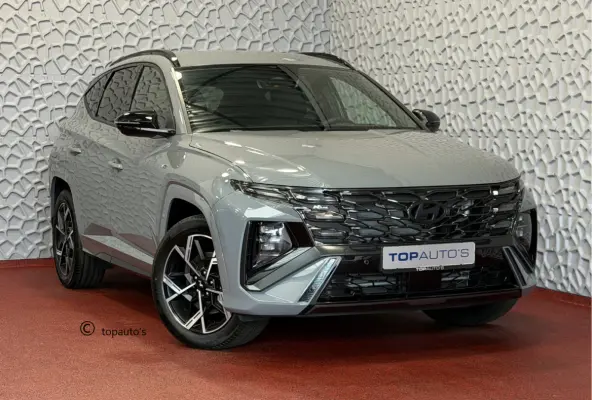 NIEUWE AUTO 1.6 T-GDI PHEV N-LINE 360.CAMERA ELEK.KLEP ELEK.STOEL/GEHEUGEN VERWARMD/KOELING SUBWFR 19"LMV ZWARTE HEMEL STUURVERW. PLUG IN HYBRIDE