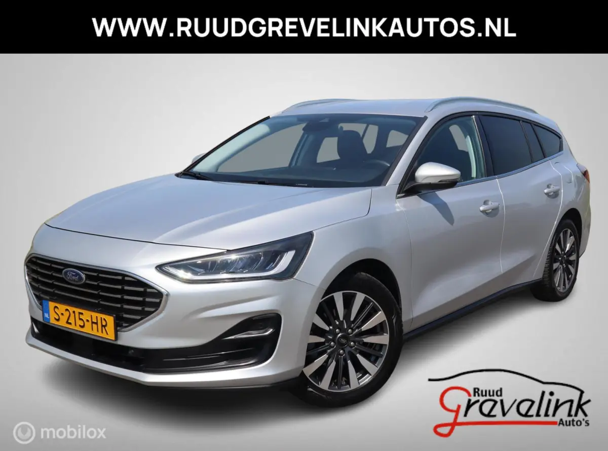 EcoBoost 155 PK Hybrid MHEV (FACELIFT MODEL) Titanium X Navi|Trekhaak|LED|Camera|DAB|DonkerGlas|17"LMV