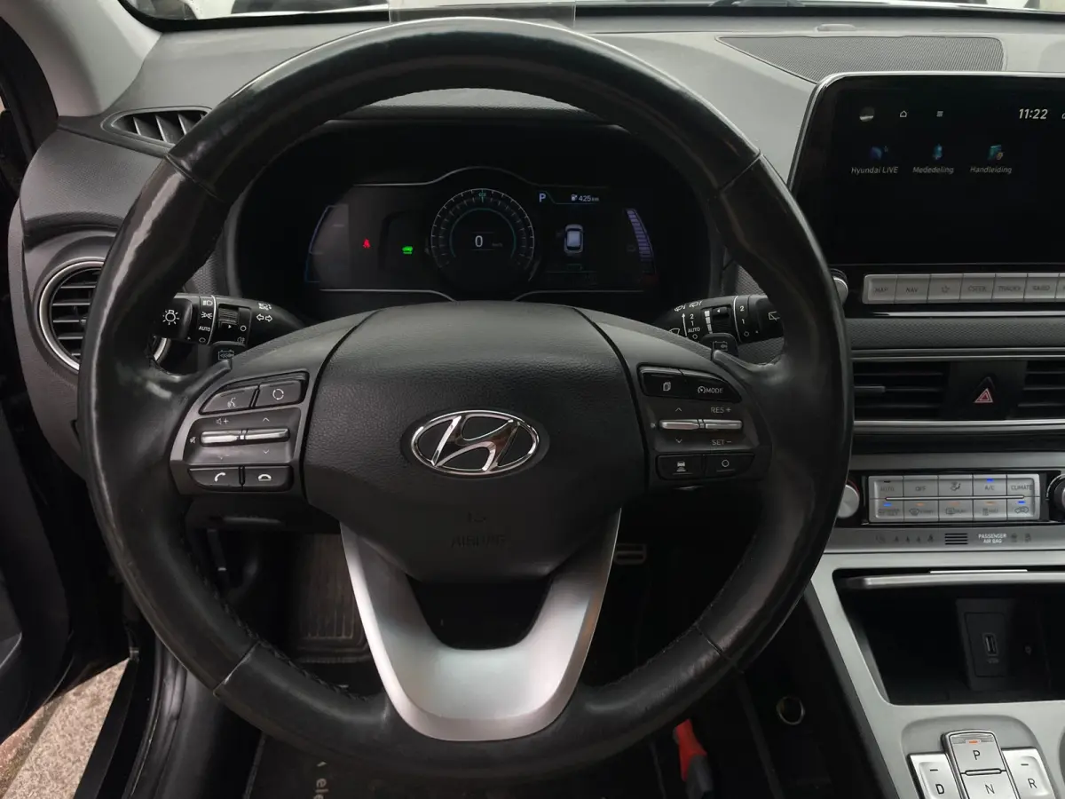 EV Premium 64 kWh SOH100%|1E EIG DEALEROND|STOEL.VRM+VERKOELING|LEER|KEYLESSGO|HEADUP|STUUR.VRM|LANE ASS|ADAPT.CRUISE