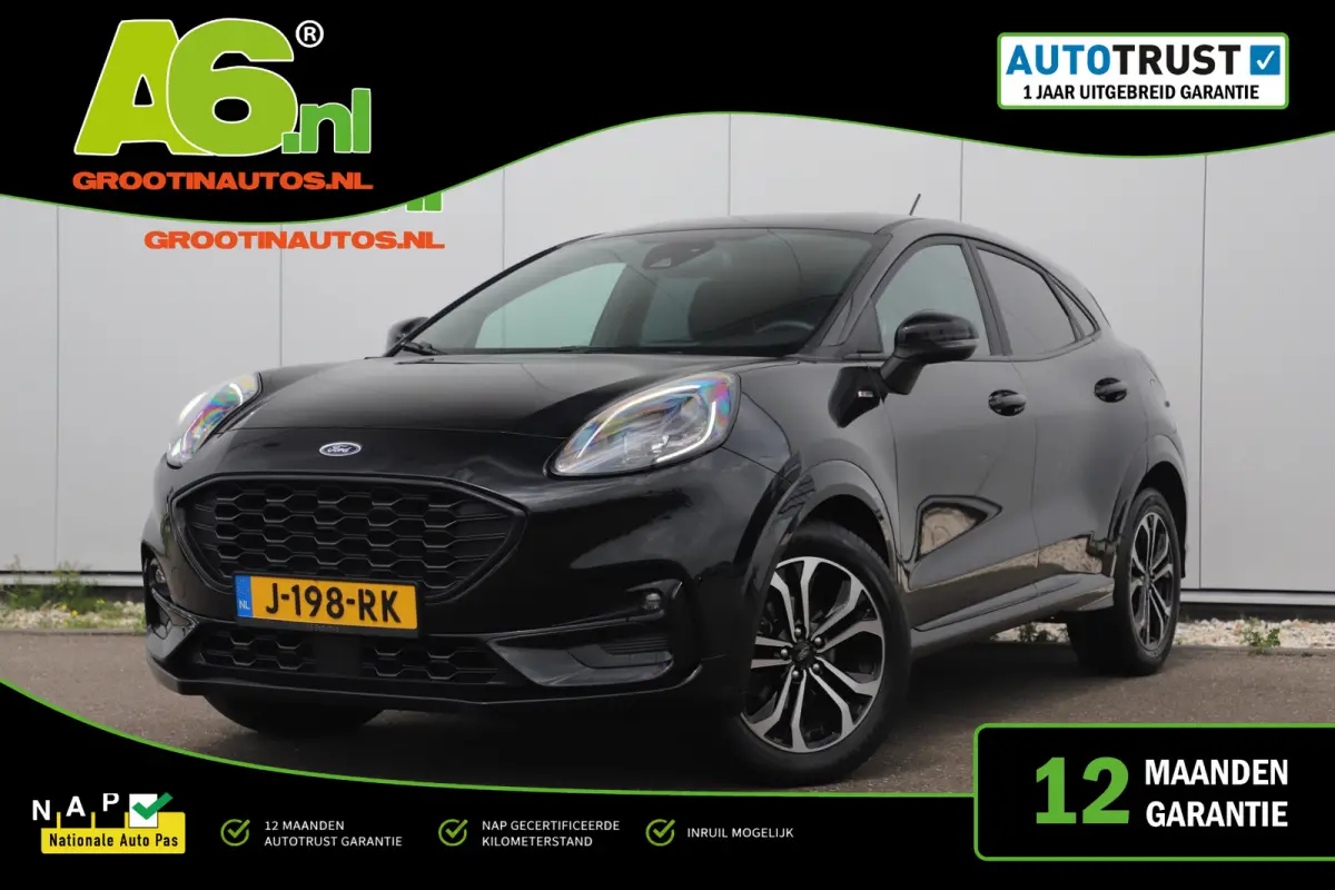 1.0 EcoBoost ST-Line Automaat Navigatie Stoelverwarming Rijstrooksensor Clima Cruise PDC Carplay Android Auto Bluetooth