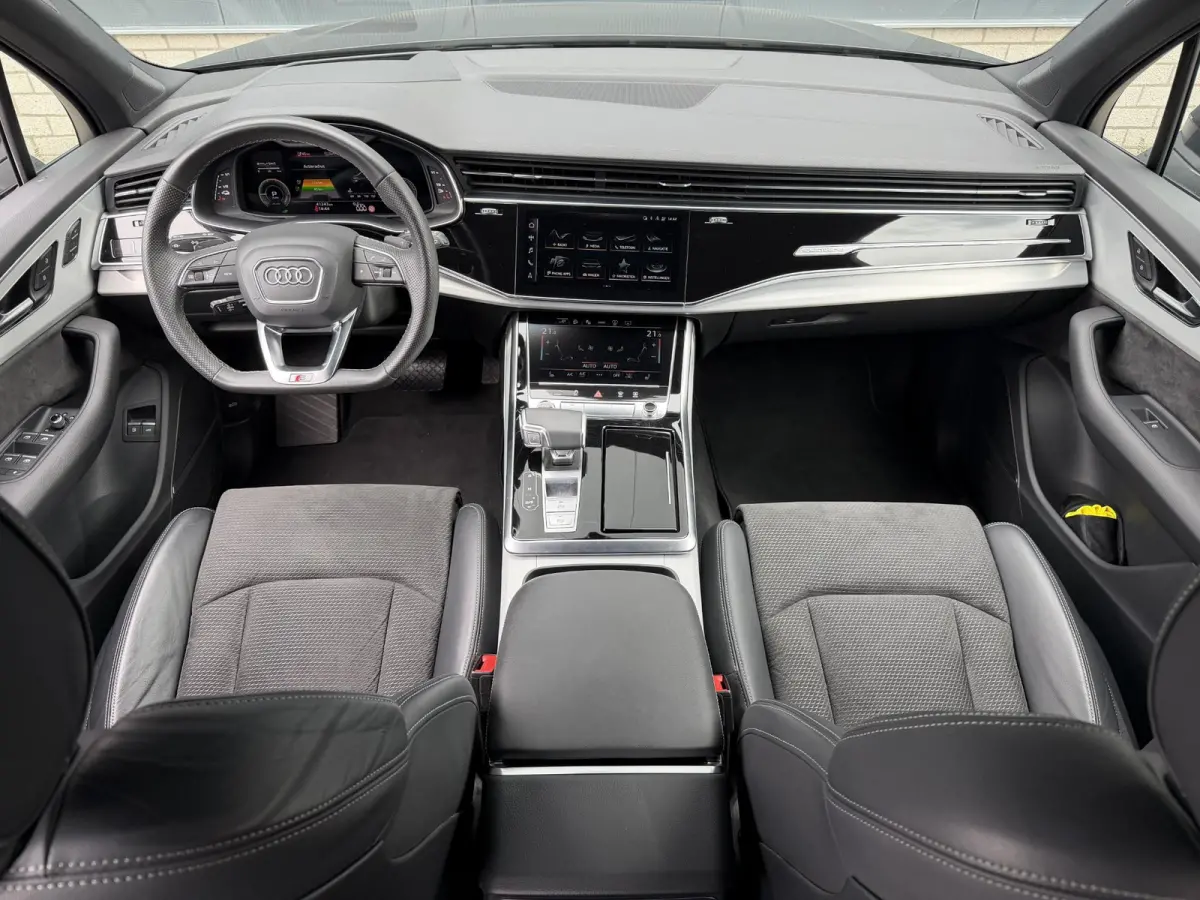 55 TFSI e quattro Pro Line S 21"/SOH 93%/Trekhaak/B&O/Laser LED/Stoelverwarming v+a/Adaptieve cruise/Dodehoek/Keyless/Head-up/Memory