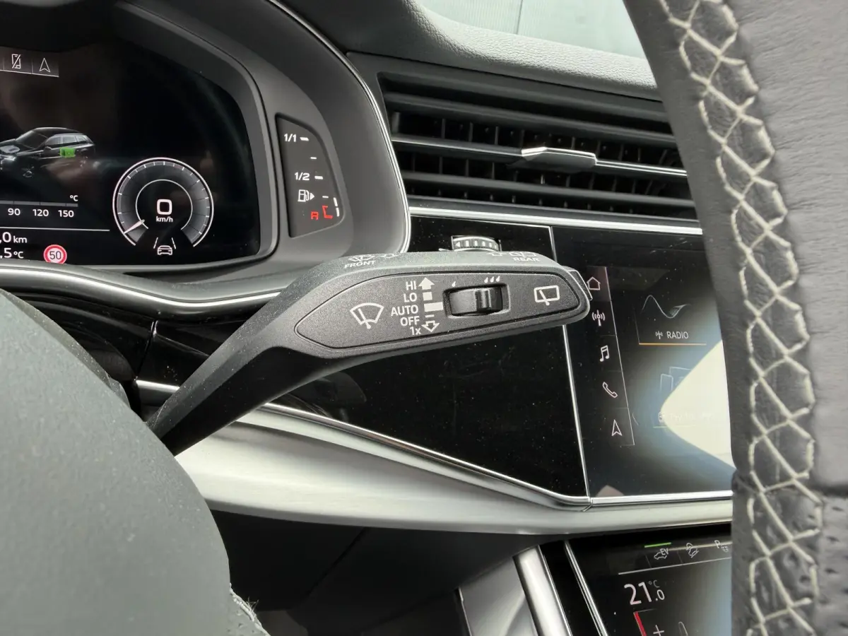 55 TFSI e quattro Pro Line S 21"/SOH 93%/Trekhaak/B&O/Laser LED/Stoelverwarming v+a/Adaptieve cruise/Dodehoek/Keyless/Head-up/Memory
