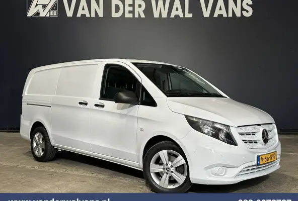 114 CDI 136pk L2H1 Euro6 Airco | Navigatie | Camera | LM Velgen Cruisecontrol, Bumper in de kleur, Parkeersensoren, Achterklep, Stoelverwarming, Bijrijdersbank, Inrichting