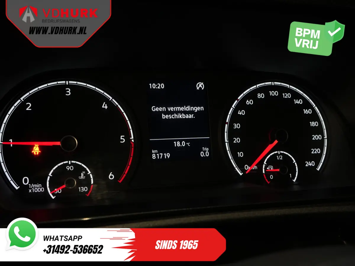 2.0 TDI 100 pk Omvormer/ Sortimo/ Cruise/ Airco/ DAB