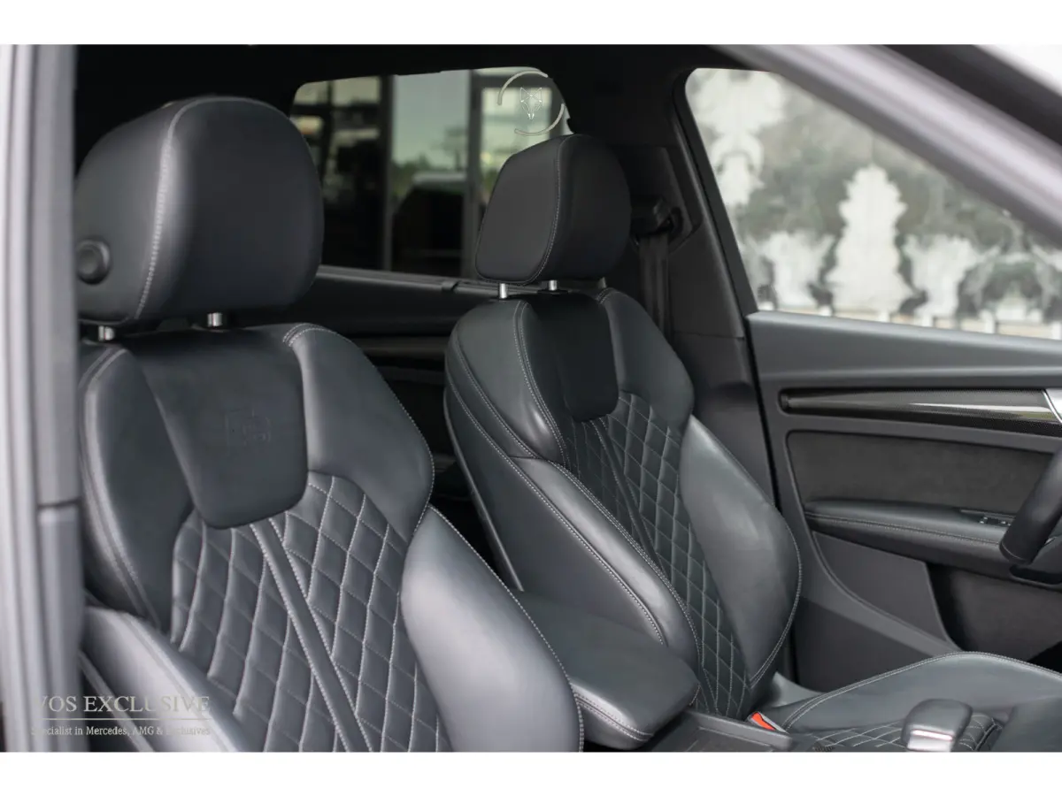 SQ5 3.0 Tdi Quattro ABT|Carbon|B&O|ACC|Ruitleder|Luchtvering|360|HUD|Standkachel|Blackline|21"|Matrix LED|New Service