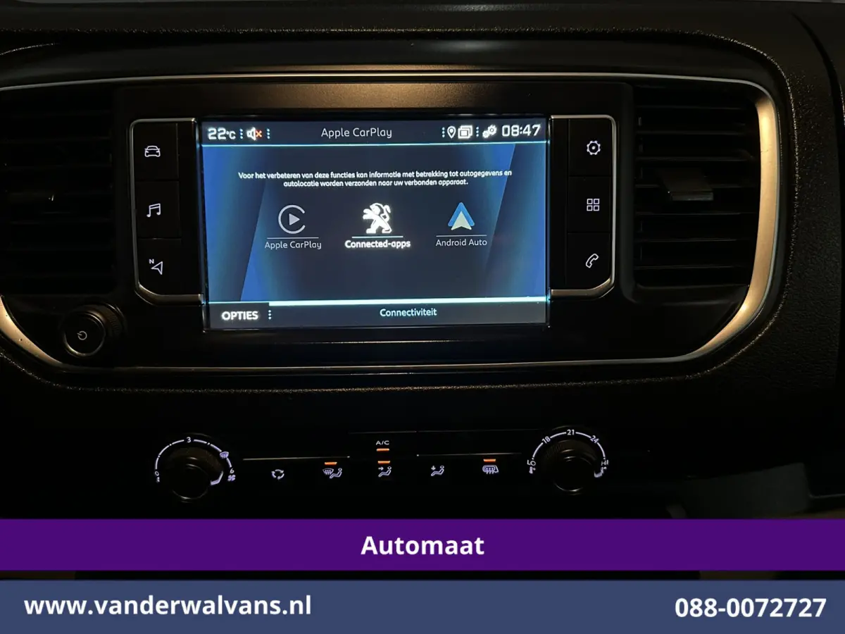 2.0 BlueHDI 122pk Automaat L2H1 Euro6 Airco | Navigatie | Camera | Apple Carplay Android Auto, Cruisecontrol, Trekhaak, Parkeersensoren