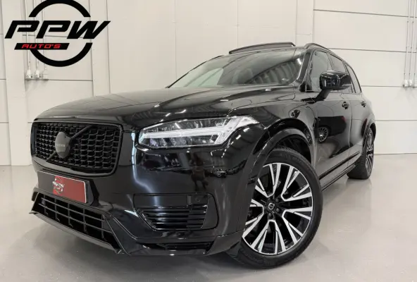 T8 Recharge AWD R-Design PANO/LUCHTVERING/TREKHAAK/SOH 98%/H&K/MEMORY/ZWART LEER/GOOGLE/CARPLAY/ACC/PILOT-ASSIST/20"/PRIVACY/VOLLEDIG VOLVO DEALER HISTORIE