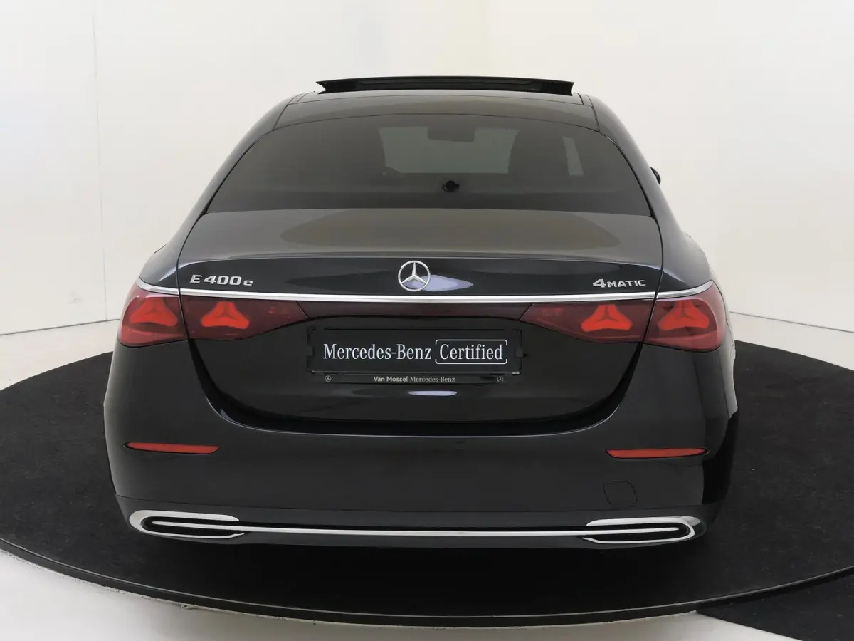400 e 4MATIC Exclusive Line / Panoramadak/ AIRMATIC/ Achterasbesturing/ Burmester 4D/ 20 inch/ Beige leder