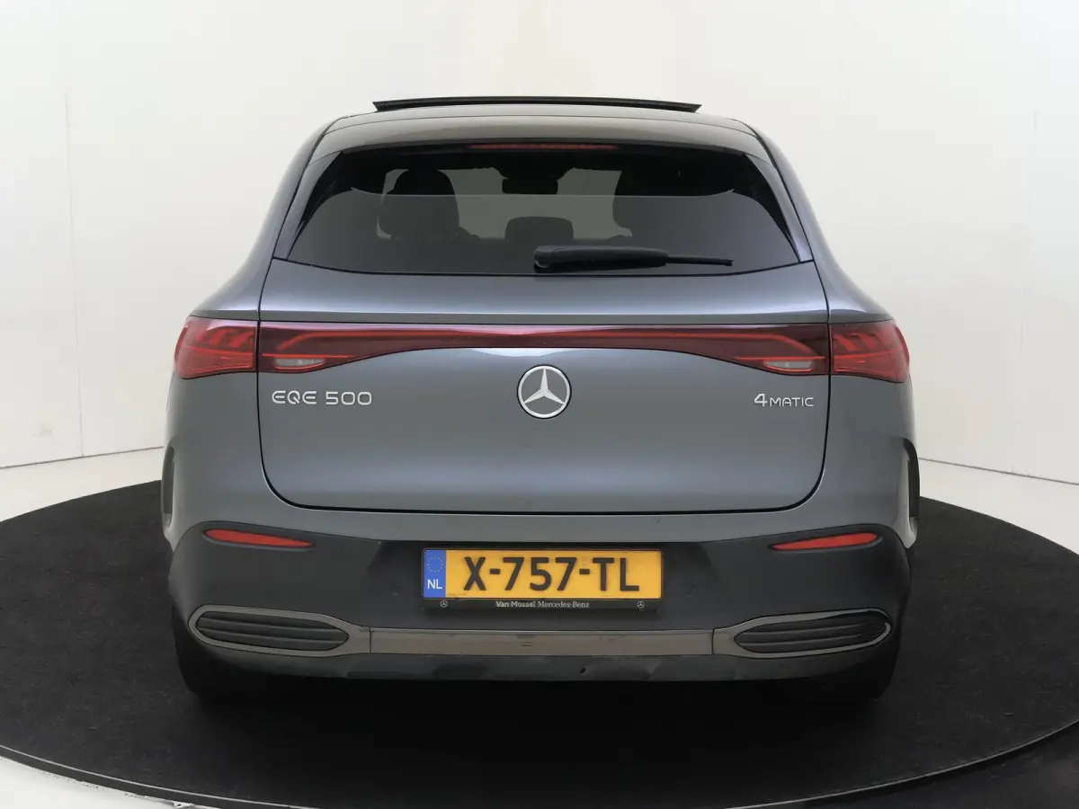 500 4Matic AMG Line 91 kWh Panoramadak / Burmester / Luchtvering / Memory Seats / 360 Camera / Night / Distronic / Head-up /