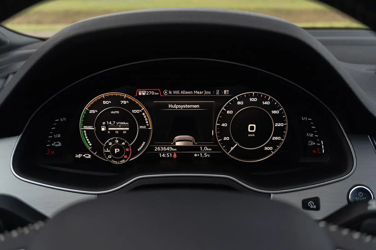 3.0 TDI e-tron Quattro Sport|S-Line|Org NL NAP|2e Eig|CarPlay|Luchtvering|Bose|Virtual|Trekhaak|LED|DubbelGlas|Dealer Onderhouden