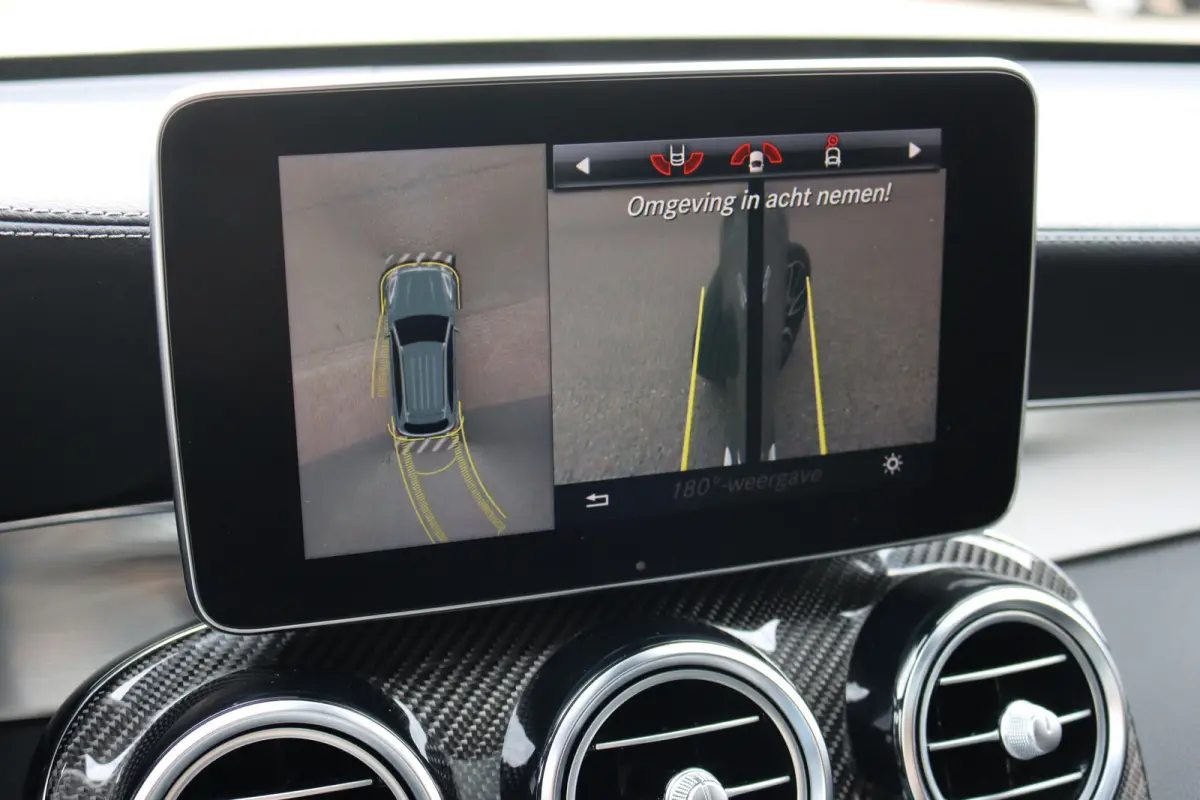 AMG 43 4MATIC | Luchtvering | Distronic+ | Carbon | Memory | Burmester | Panoramadak | HUD | Trekhaak | Nightpakket | Leder | Surround Camera | Keyless Go |