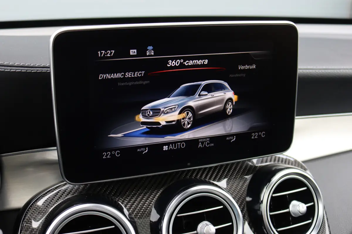 AMG 43 4MATIC | Luchtvering | Distronic+ | Carbon | Memory | Burmester | Panoramadak | HUD | Trekhaak | Nightpakket | Leder | Surround Camera | Keyless Go |