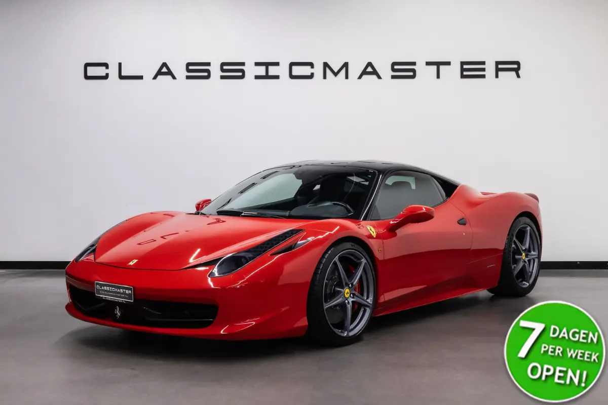 4.5 V8 BTW auto, Rosso Corsa, Carbon, Origineel Duits (€ 206.570,25 Ex B.T.W) DEALER AUTO Dealer auto