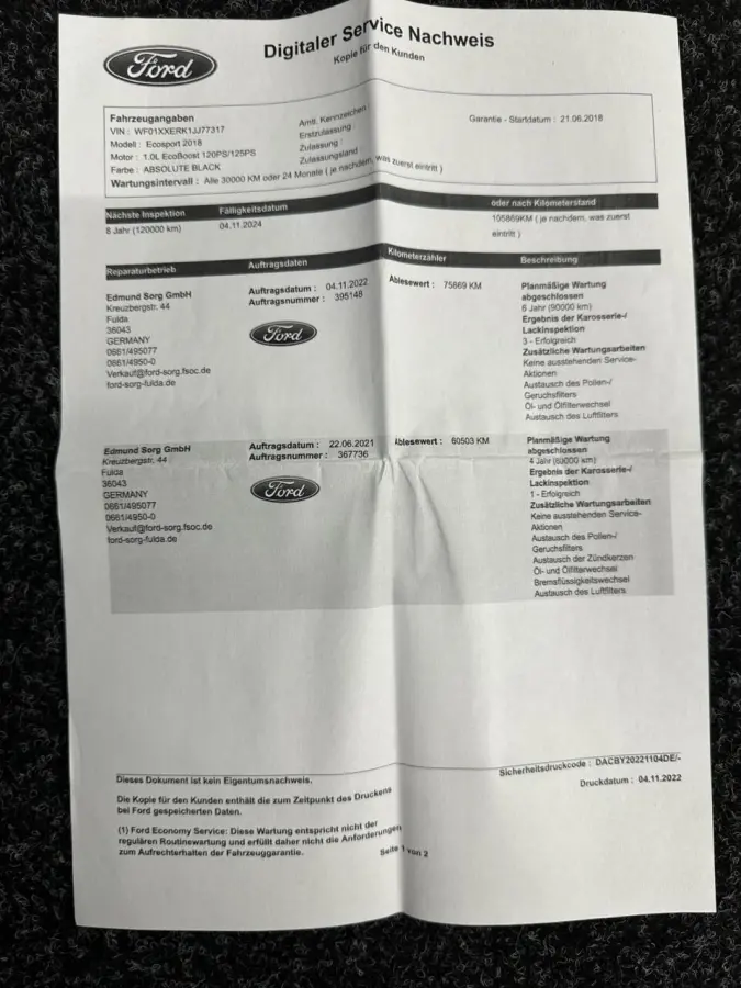 1.0 EcoBoost Titanium AUTOMAAT TREKHAAK CARPLAY NAVI ECC CRUISE LM.