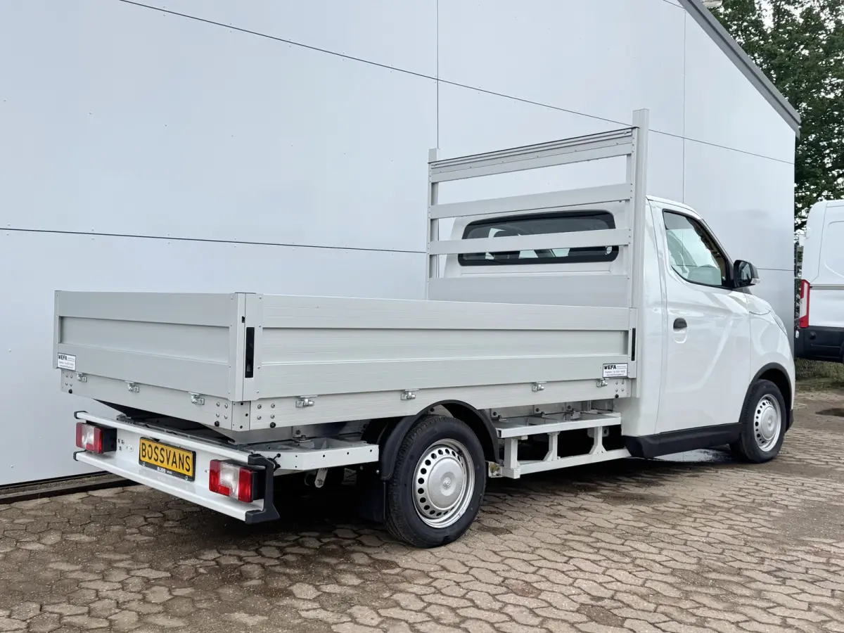 50kWh 122PK 6 x Verfügbar Pritische Open Laadbak 327km WLTP 100% Elektrisch Airco Cruise Control Carplay Camera Pickup Open Box