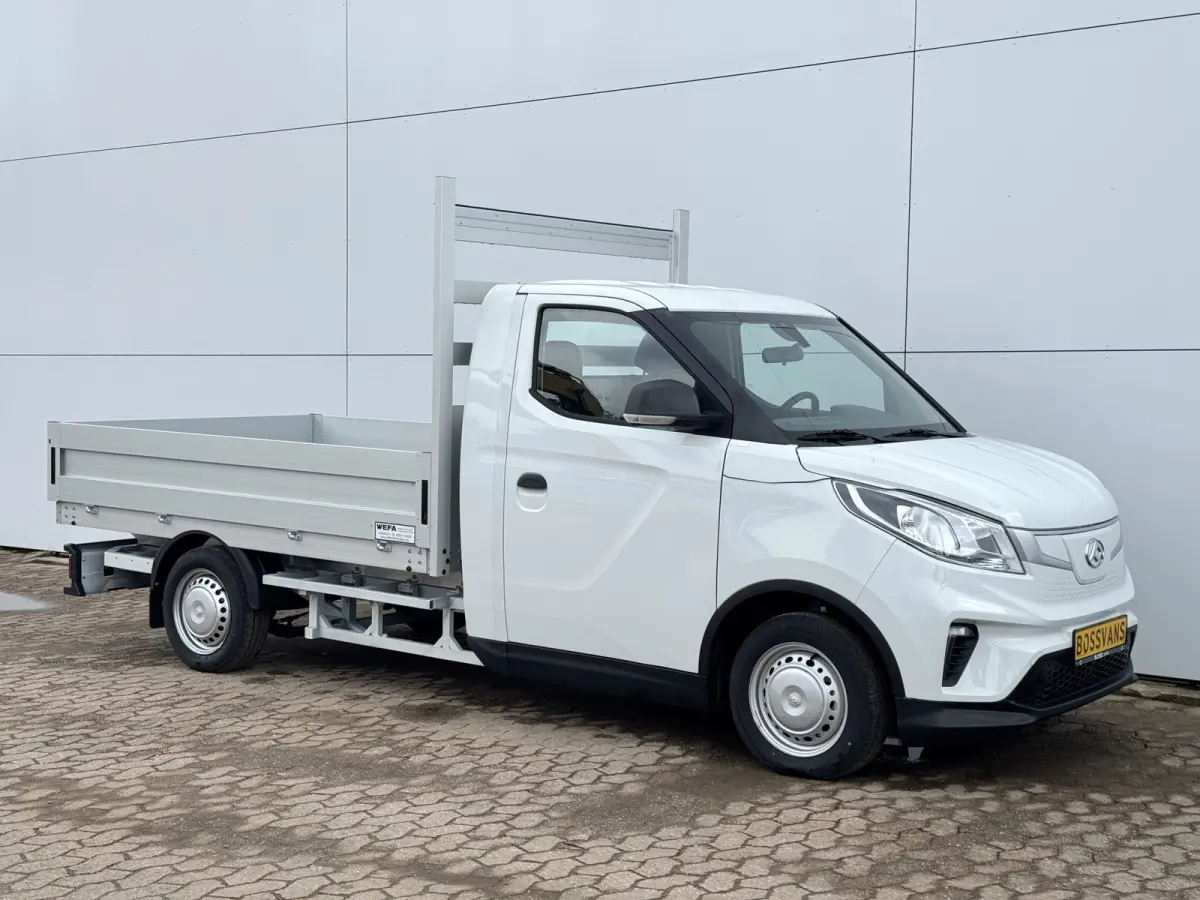 50kWh 122PK 6 x Verfügbar Pritische Open Laadbak 327km WLTP 100% Elektrisch Airco Cruise Control Carplay Camera Pickup Open Box
