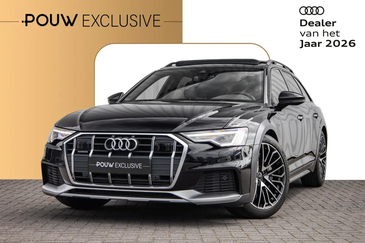 allroad quattro 55 TFSI 340pk Pro Line Advanced | Panoramadak | Trekhaak | 20" Velgen | Adaptive Cruise | Leder/Alcantara Bekleding | Luchtvering