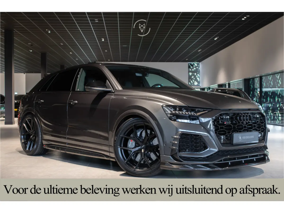 4.0 TFSI RS Q8 Quattro 700PK URBAN|FULL CARBON|23" Vossen|Ceramic|RS Dynamic|B&O 3D Advanced||ACC|Uitlaatsysteem|Keyless|Softclose|Standkachel|360°