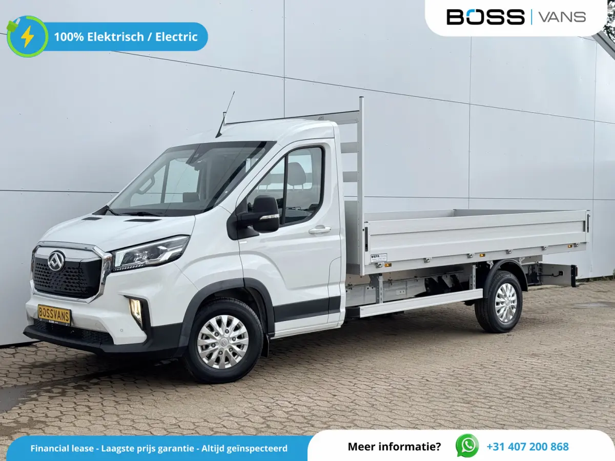 65kWh 204PK Nieuw! Open Laadbak 172km WLTP 100% Elektrisch Airco Adaptieve Cruise Carplay Pritische Pickup Open Box
