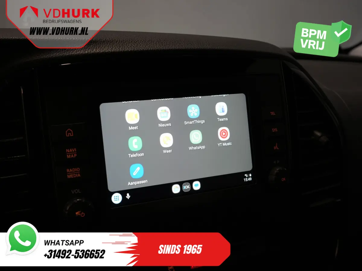 119 CDI Aut. XL L3 DC Dubbel Cabine/ LED/ 2.5t Trekverm./ Alarm III/ Stoelverw./ Carplay/ Navi/ Camera/ Climate/ Cruise/ PDC/ 18”LMV/ Trekhaak