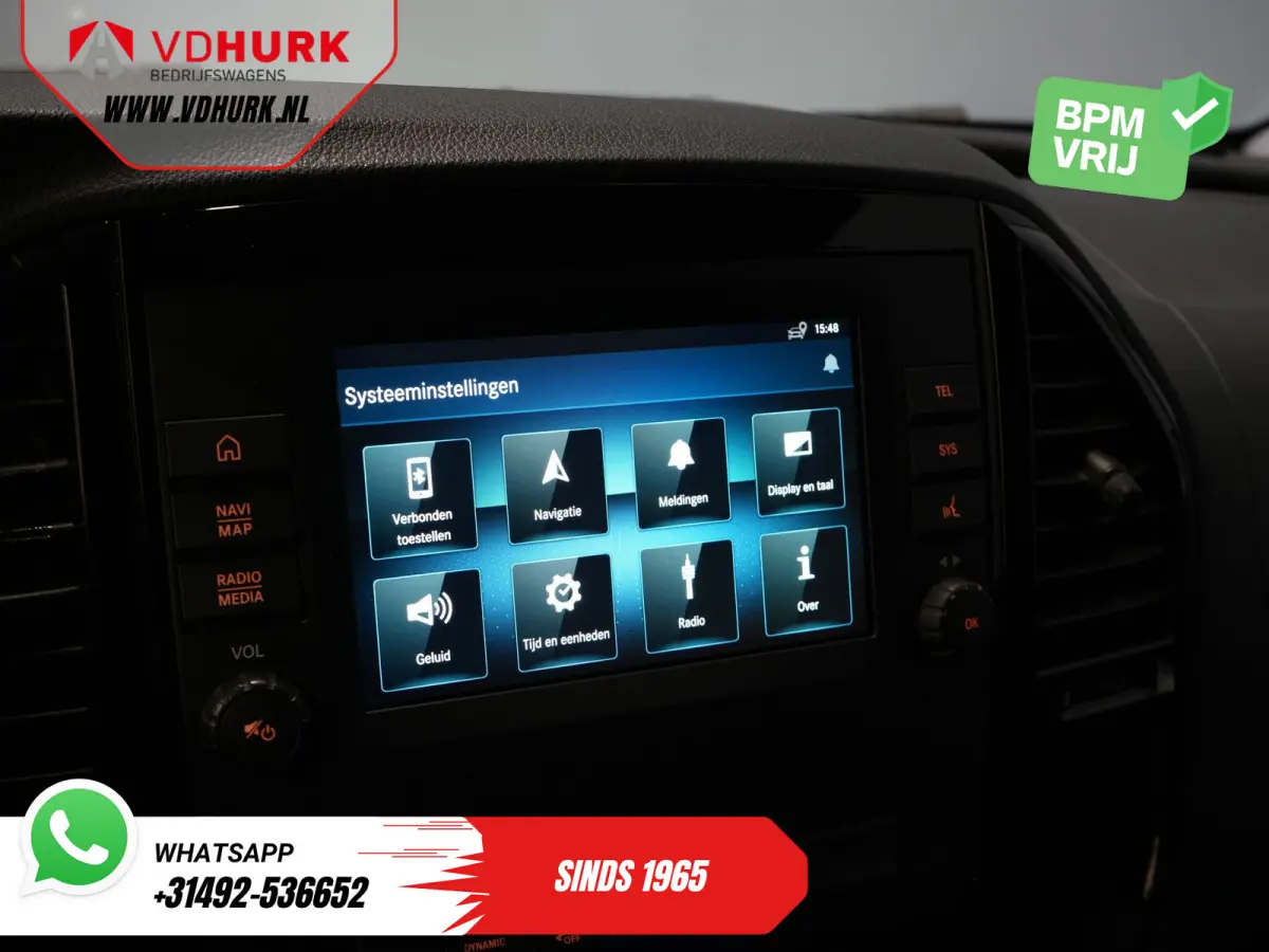 119 CDI Aut. XL L3 DC Dubbel Cabine/ LED/ 2.5t Trekverm./ Alarm III/ Stoelverw./ Carplay/ Navi/ Camera/ Climate/ Cruise/ PDC/ 18”LMV/ Trekhaak