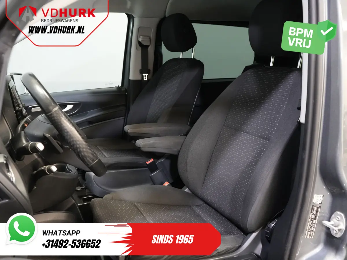 119 CDI Aut. XL L3 DC Dubbel Cabine/ LED/ 2.5t Trekverm./ Alarm III/ Stoelverw./ Carplay/ Navi/ Camera/ Climate/ Cruise/ PDC/ 18”LMV/ Trekhaak