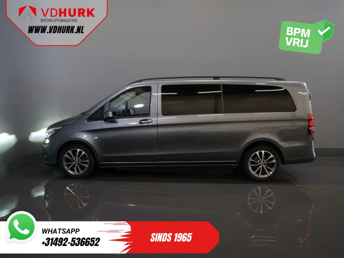 119 CDI Aut. XL L3 DC Dubbel Cabine/ LED/ 2.5t Trekverm./ Alarm III/ Stoelverw./ Carplay/ Navi/ Camera/ Climate/ Cruise/ PDC/ 18”LMV/ Trekhaak