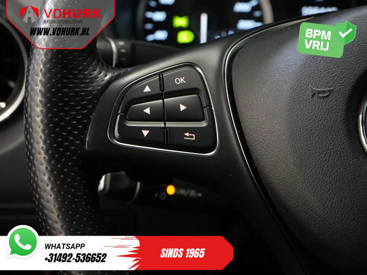 119 CDI Aut. XL L3 DC Dubbel Cabine/ LED/ 2.5t Trekverm./ Alarm III/ Stoelverw./ Carplay/ Navi/ Camera/ Climate/ Cruise/ PDC/ 18”LMV/ Trekhaak