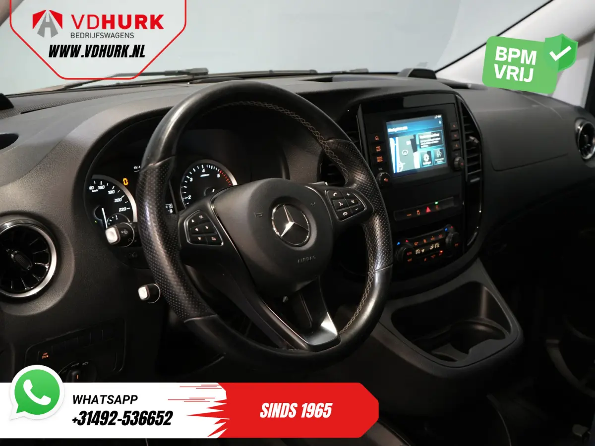 119 CDI Aut. XL L3 DC Dubbel Cabine/ LED/ 2.5t Trekverm./ Alarm III/ Stoelverw./ Carplay/ Navi/ Camera/ Climate/ Cruise/ PDC/ 18”LMV/ Trekhaak