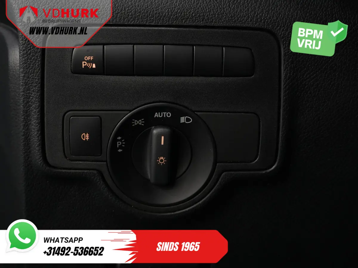 119 CDI Aut. XL L3 DC Dubbel Cabine/ LED/ 2.5t Trekverm./ Alarm III/ Stoelverw./ Carplay/ Navi/ Camera/ Climate/ Cruise/ PDC/ 18”LMV/ Trekhaak