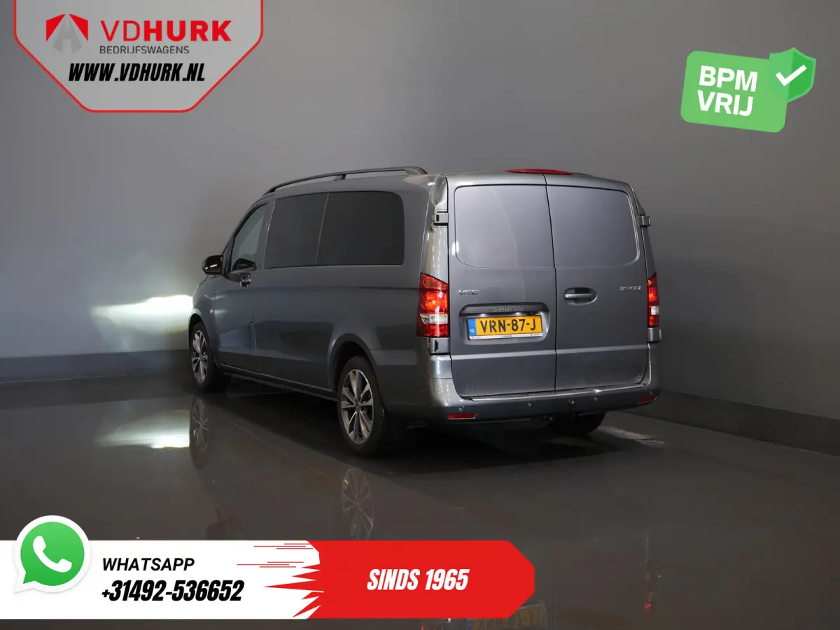 119 CDI Aut. XL L3 DC Dubbel Cabine/ LED/ 2.5t Trekverm./ Alarm III/ Stoelverw./ Carplay/ Navi/ Camera/ Climate/ Cruise/ PDC/ 18”LMV/ Trekhaak